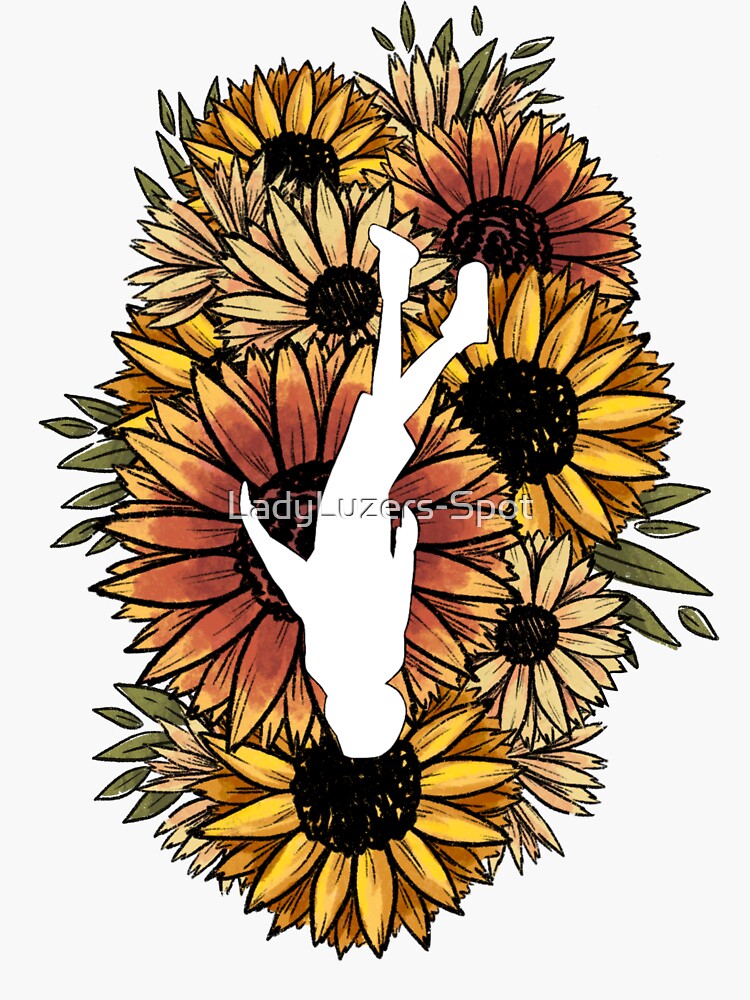 "Sunflower Spiderverse Miles Morales" Sticker by LadyLuzersSpot