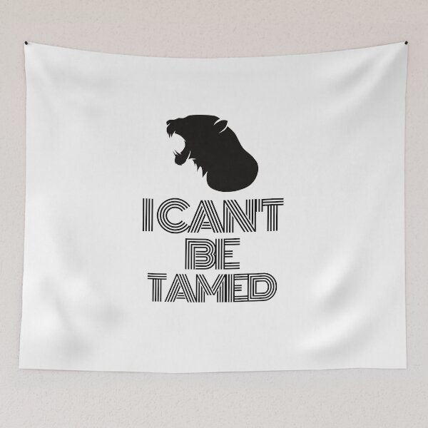 Item preview, I cant be tamed Tiger Black designed and sold by kyds.