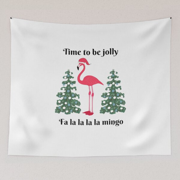 Item preview, Falalalalamingo Christmas designed and sold by doodle3Dandy.