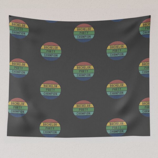 Item preview, Bachelor Party Champion - Cool Distressed Sunset Novelty Graphic designed and sold by Dorkification.