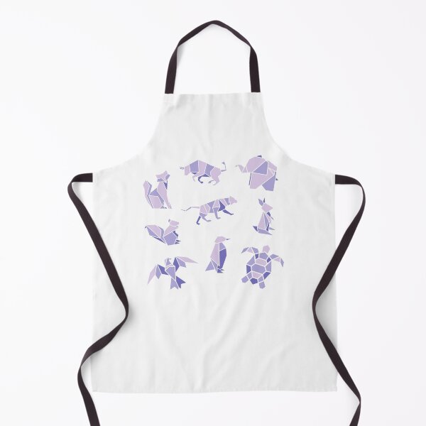 Item preview, Lilac and violet origami animals - White Edition designed and sold by InyasArt.