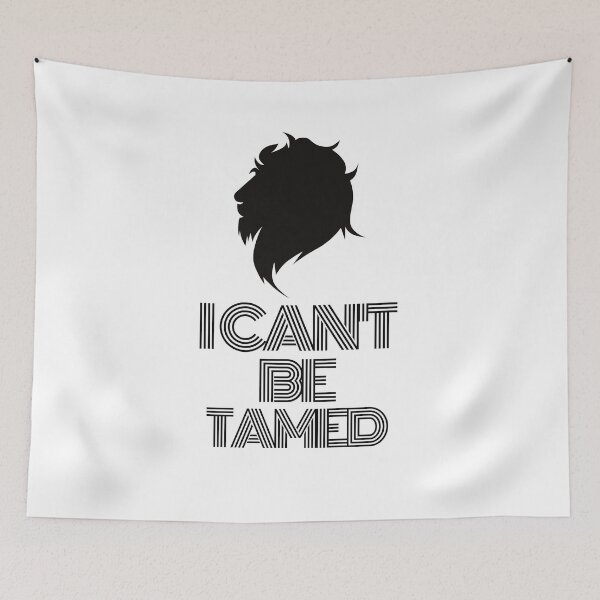 Item preview, I cant be tamed Lion Black designed and sold by kyds.