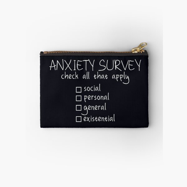 Item preview, Anxiety Checklist (dark) designed and sold by Nochisan.