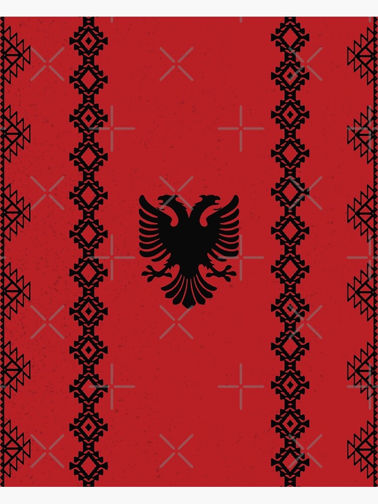 Albanian Folk Motif Poster for Sale by artesign