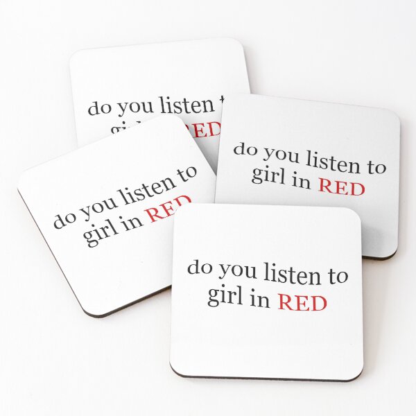 Item preview, girl in red designed and sold by rosesandviolets.