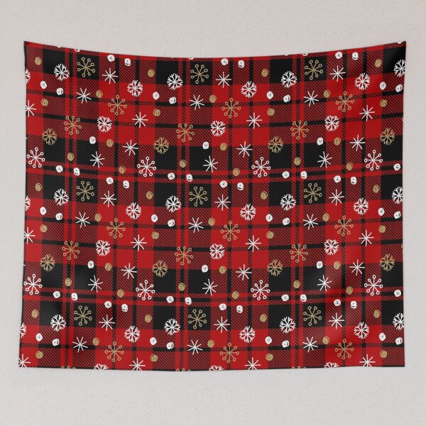 Item preview, red and black plaid pattern designed and sold by virillanissa.