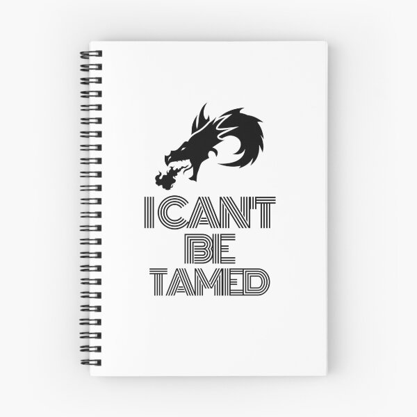 Item preview, I cant be tamed Dragon Black 2 designed and sold by kyds.
