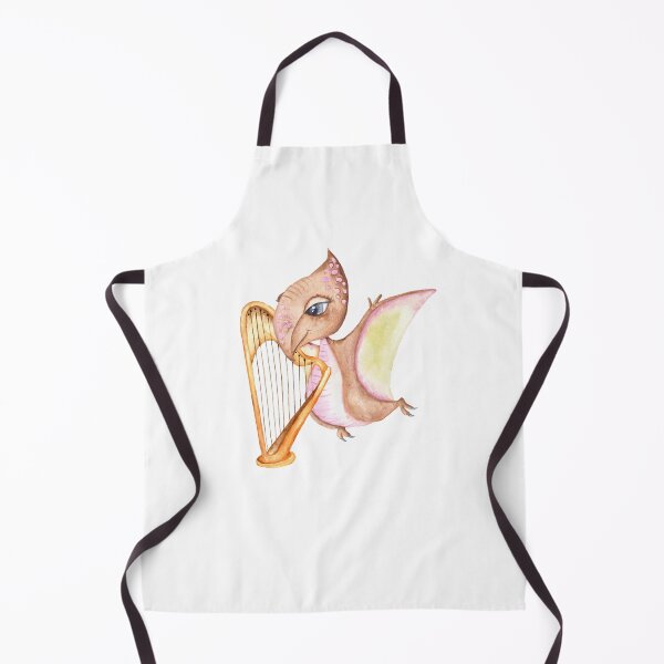 Item preview, Flying Dinosaur With A Harp designed and sold by iHeartDinosaurs.