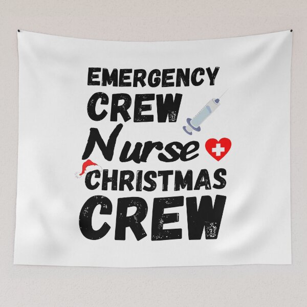 Item preview, Emergency Room Nurse Christmas Crew Xmas nurse designed and sold by OneTimeEngineer.