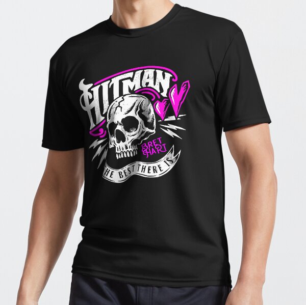 Vintage Hitman The Best There Is Bret Hart Active T-Shirt