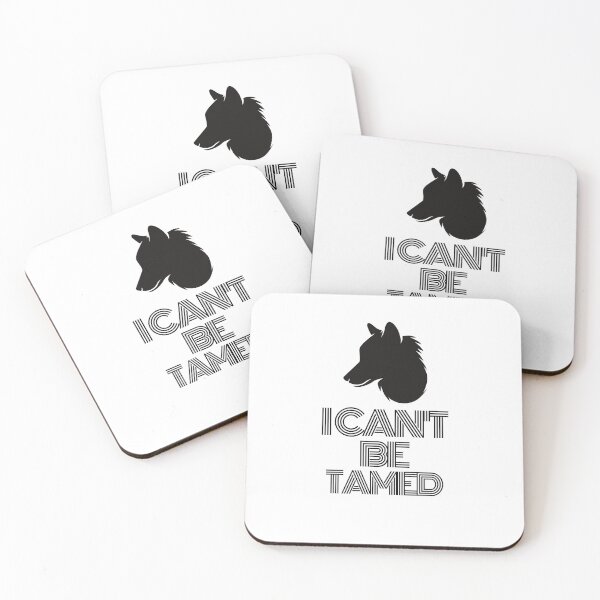 Item preview, I cant be tamed Wolf Black 2 designed and sold by kyds.