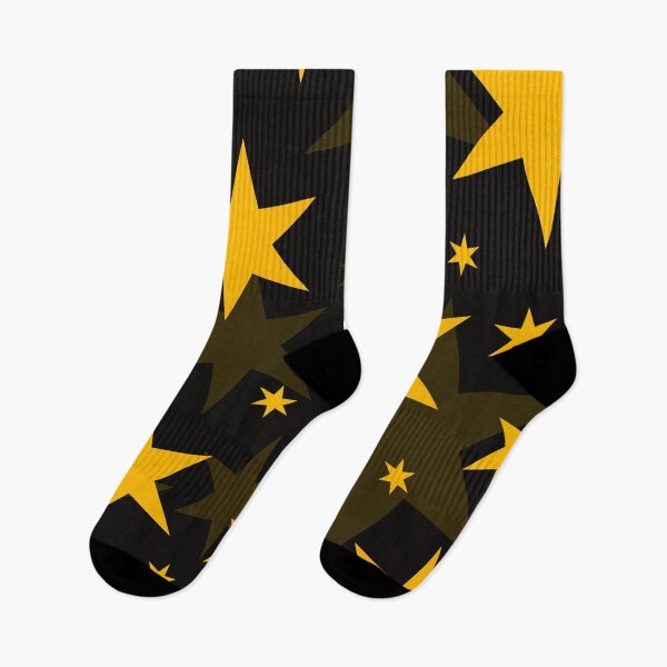 Item preview, retro pop art yellow star pattern designed and sold by pauloneill-art.