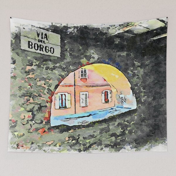 Item preview, Brisighella: road plate with arched window designed and sold by Giuseppe Cocco.