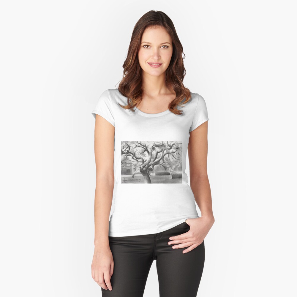 Item preview, Fitted Scoop T-Shirt designed and sold by CorneAkkers.