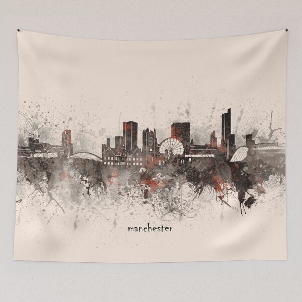 Item preview, manchester skyline designed and sold by BekimART2.
