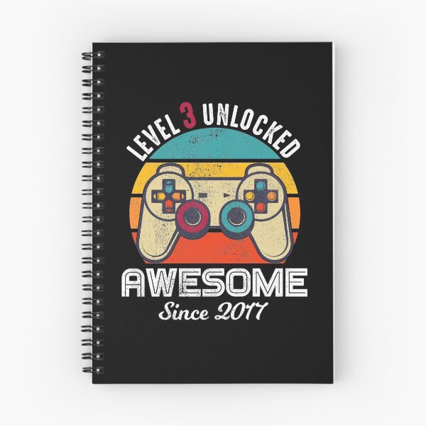 Item preview, Level 3 Unlocked Birthday Awesome Since 2017 designed and sold by RandomStuffShop.