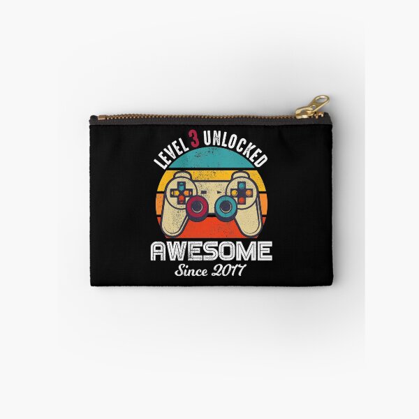 Item preview, Level 3 Unlocked Birthday Awesome Since 2017 designed and sold by RandomStuffShop.