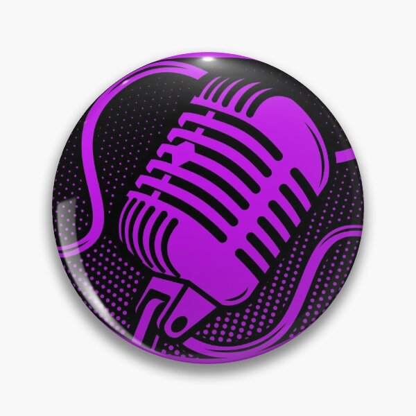 Artikelvorschau, Mikrofon! Karaoke Music Singer Vokalband Klavierorchester entworfen und verkauft von musicmusicpin.