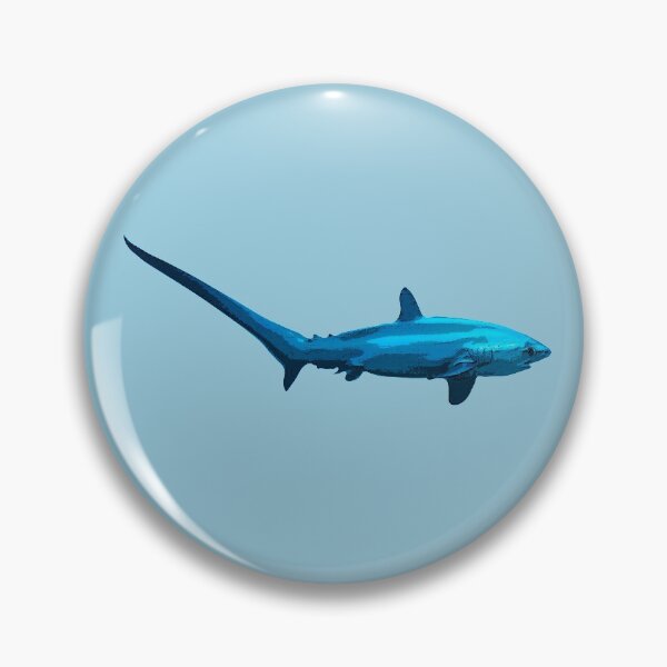 Item preview, Thesher Shark Color Print designed and sold by designsasstultd.
