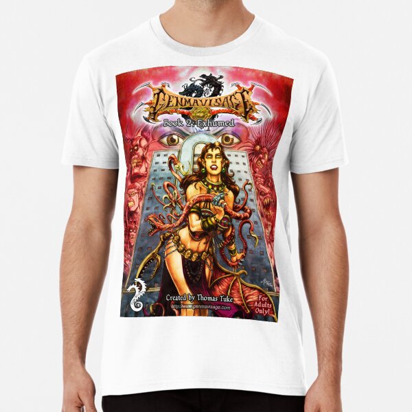 Genma Visage Book 2: Exhumed Front Cover Premium T-Shirt