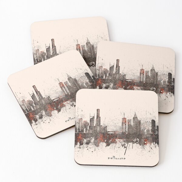 Item preview, melbourne skyline designed and sold by BekimART2.
