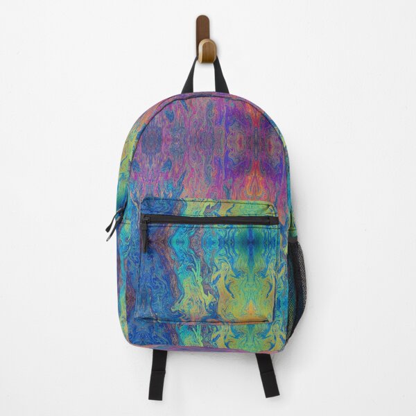 Item preview, Psychedelic Geometric random fractal warm spiritual colors liquid petrol paint. designed and sold by shelfpublisher.