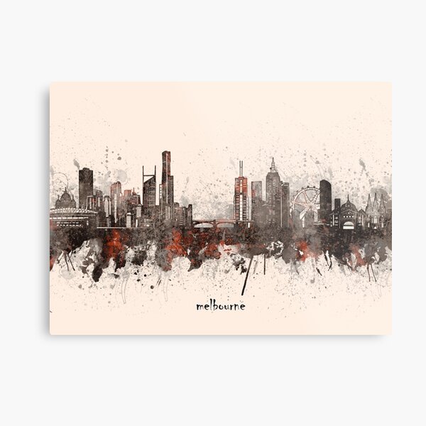 Item preview, melbourne skyline designed and sold by BekimART2.
