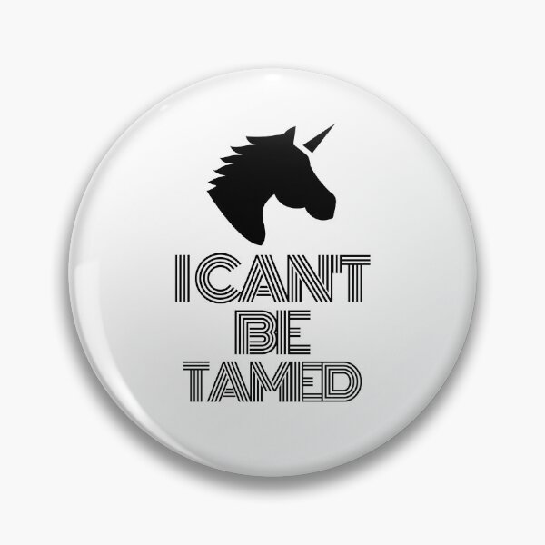 Item preview, I cant be tamed Unicorn Black  designed and sold by kyds.