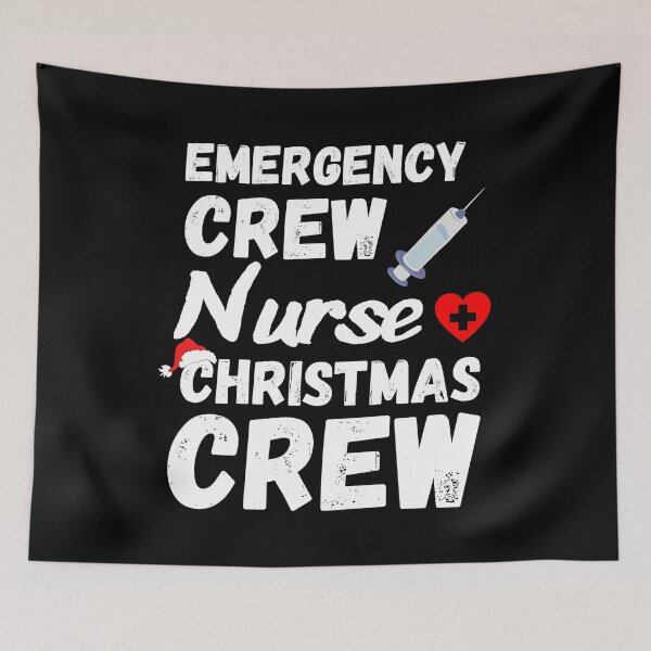 Item preview, Emergency Room Nurse Christmas Crew Xmas nurse designed and sold by OneTimeEngineer.