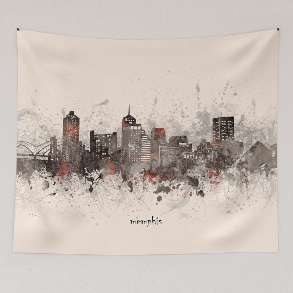 Item preview, memphis skyline designed and sold by BekimART2.
