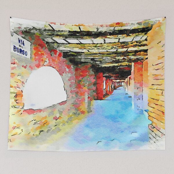 Item preview, Brisighella: covered passage designed and sold by Giuseppe Cocco.