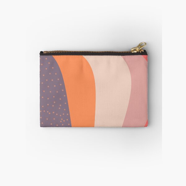 Item preview, Polka dots, mauve, blush pink, orange brick, beige stripes simple minimalist design   designed and sold by milkasweet.