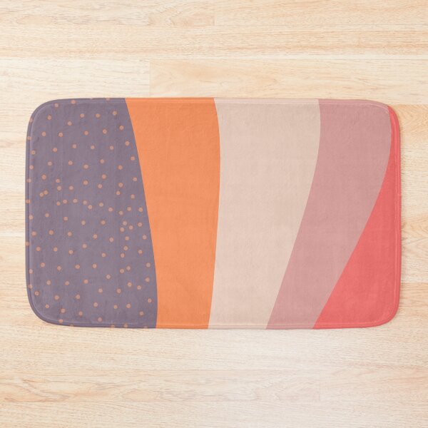 Item preview, Polka dots, mauve, blush pink, orange brick, beige stripes simple minimalist design   designed and sold by milkasweet.