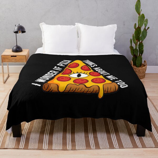 Artikelvorschau, Ich frage mich, ob Pizza auch an mich denkt entworfen und verkauft von ZenCloak.