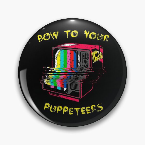 Item preview, Bow To Your Puppeteers Yellow – Mass Media TV Propaganda Puppets designed and sold by The Green Corner.