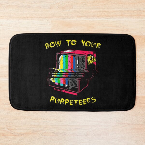 Item preview, Bow To Your Puppeteers Yellow – Mass Media TV Propaganda Puppets designed and sold by The Green Corner.
