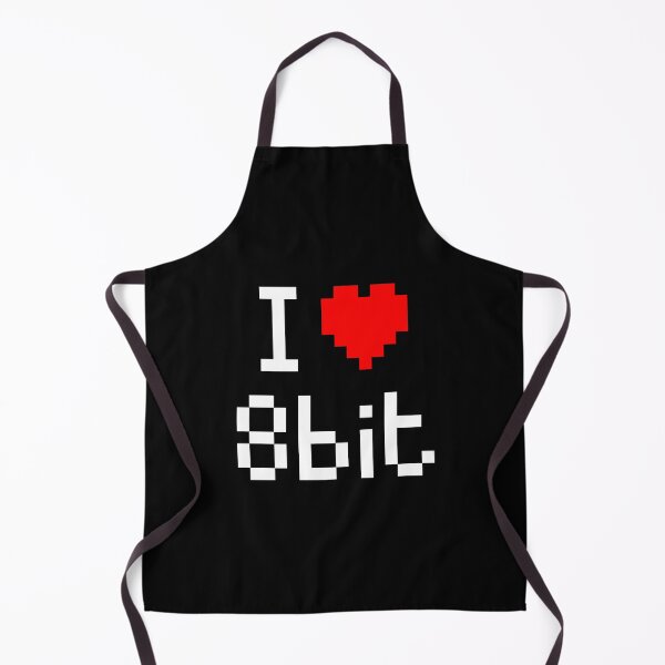 Item preview, I Love 8bit (white) designed and sold by Electric Fairy.