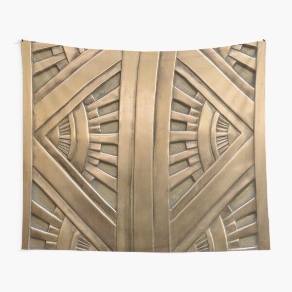 Art deco,vintage,elegant,chic,1920 era,bronze,beautiful,the great gatsby Tapestry