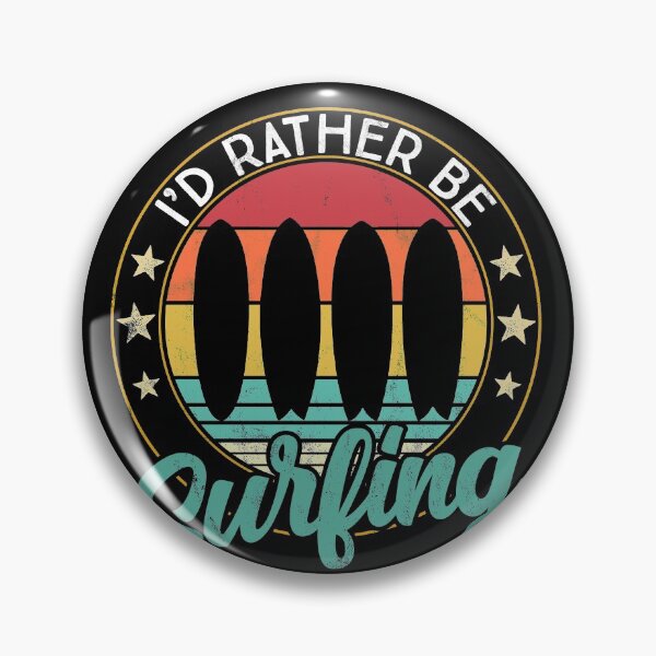 Item preview, I'd Rather be Surfing. Vintage Surfboard - Surf designed and sold by majuga.
