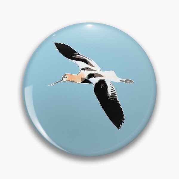 Item preview, American Avocet White Alternate Print designed and sold by designsasstultd.