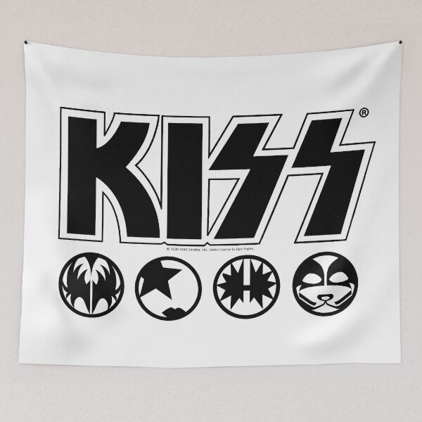 Item preview, KISS Band Members Design Black And White  designed and sold by designminimal.
