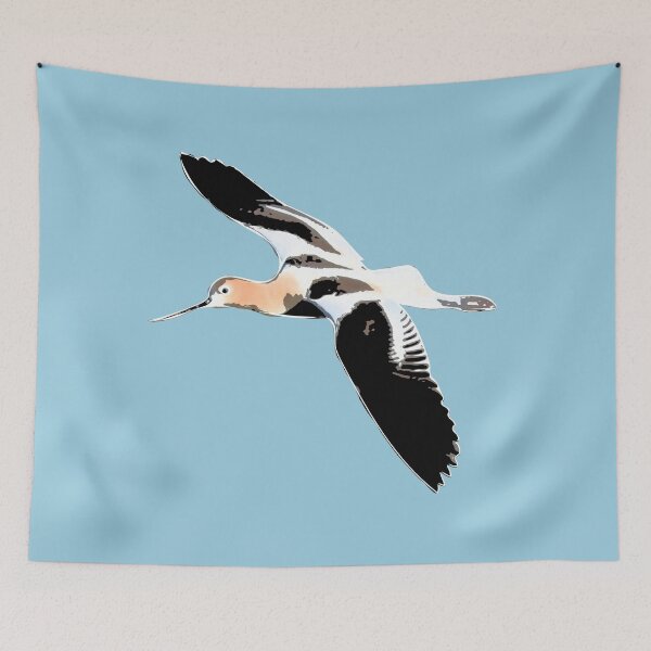 Item preview, American Avocet White Alternate Print designed and sold by designsasstultd.