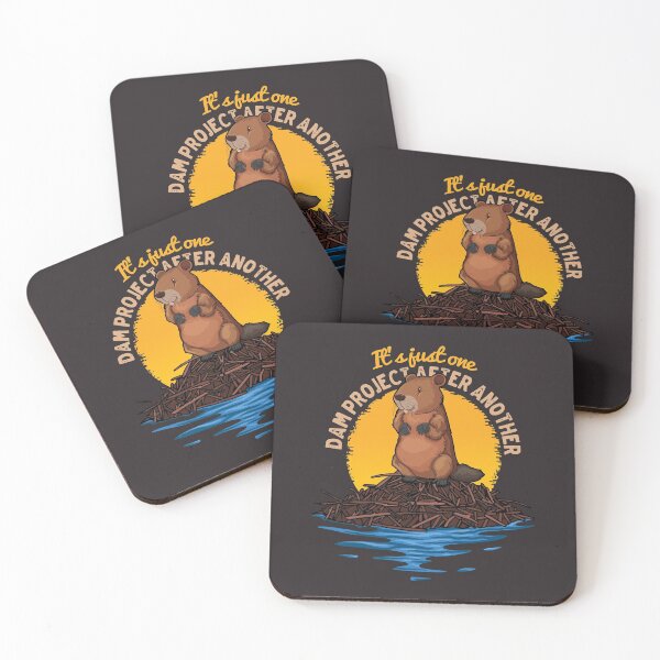 Item preview, Funny Beaver Quote Cartoon designed and sold by MrEddie10.