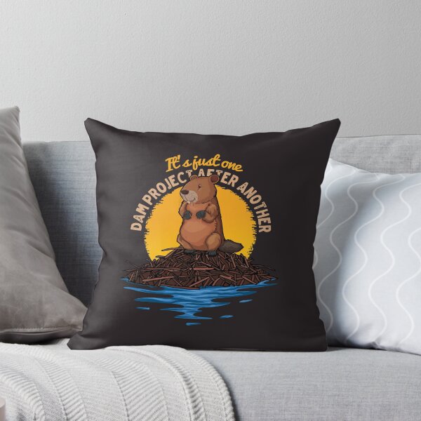 Item preview, Funny Beaver Quote Cartoon designed and sold by MrEddie10.