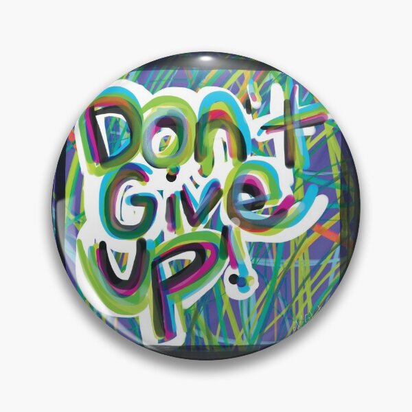 Item preview, Don't Give Up Graffiti Art designed and sold by ArtistheJourney.