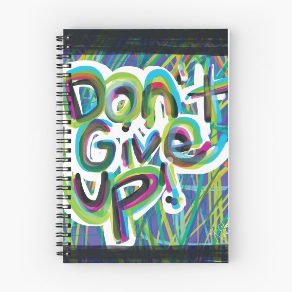 Item preview, Don't Give Up Graffiti Art designed and sold by ArtistheJourney.