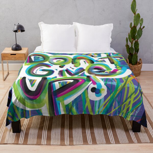 Item preview, Don't Give Up Graffiti Art designed and sold by ArtistheJourney.