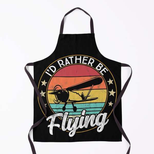 Item preview, Gift for Pilot I'd Rather Be Flying Retro Airplane designed and sold by majuga.