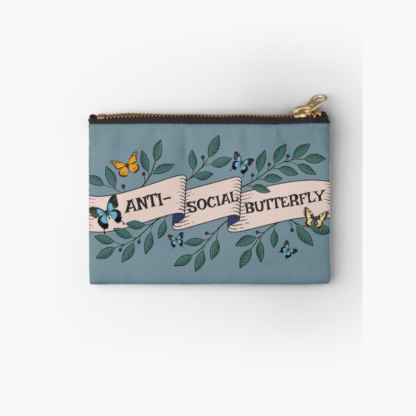 Item preview, Anti Social Butterfly / Mental Health / Feminist / Girl Power / Banner designed and sold by artenvironments.