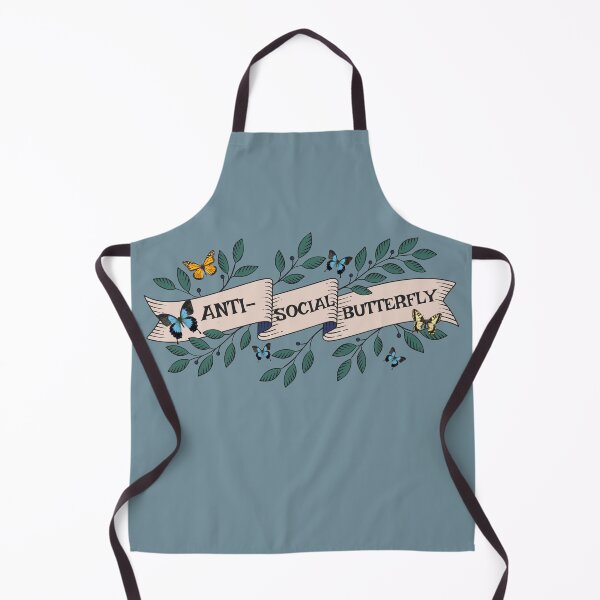 Item preview, Anti Social Butterfly / Mental Health / Feminist / Girl Power / Banner designed and sold by artenvironments.